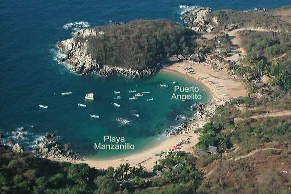 Playa Angelito Playa Manzanillo aerial